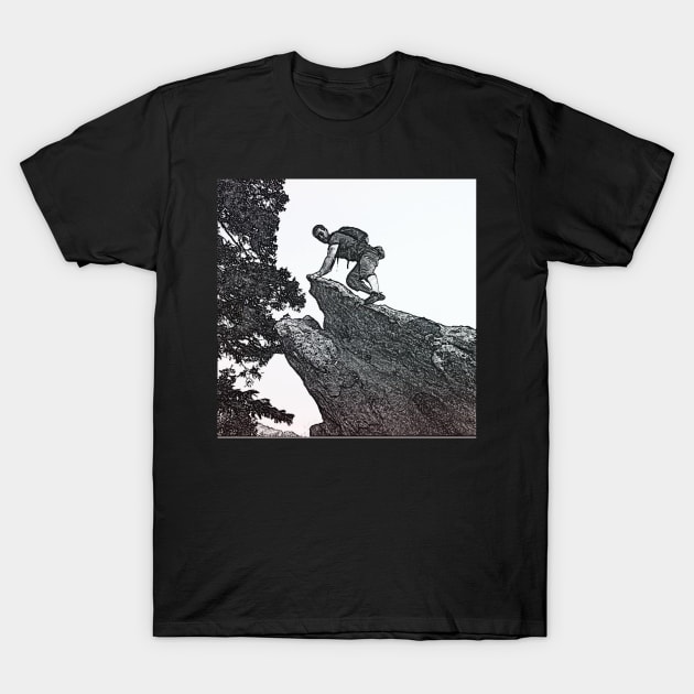 Climber T-Shirt by marisaj4488